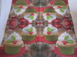 Vánoční cupcake
