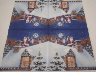 Santa na střeše