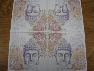 Buddha fialový