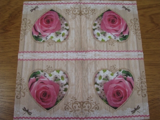 Růže v srdíčku