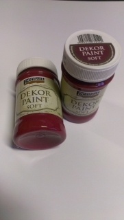 Dekor paint chalky 100ml - BURGUNDSKÁ ČERVENÁ