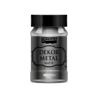 Dekor metal 100 ml - ŠEDÁ