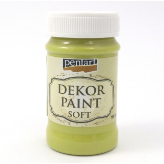 Dekor paint chalky 100ml - ZELENOŽLUTÁ