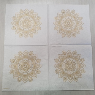 Mandala zlatá