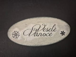 Cedulka - Veselé Vánoce
