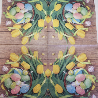 Vajíčka a tulipány